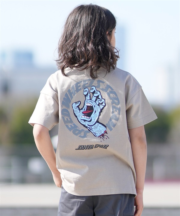 SANTACRUZ サンタクルーズ 半袖 Tシャツ キッズ ジュニア バックプリント 26MS607-42