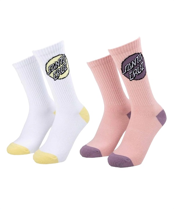 SANTACRUZ サンタクルーズ ソックス POP DOT SOCKS 2足組 502262931