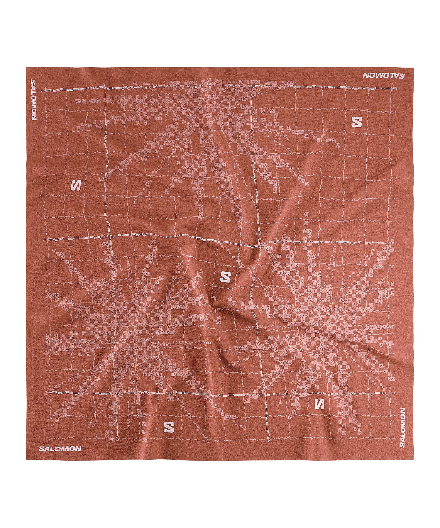 SALOMON サロモン バンダナ スカーフ 軽量 SALOMON BANDANA GRAPHIC