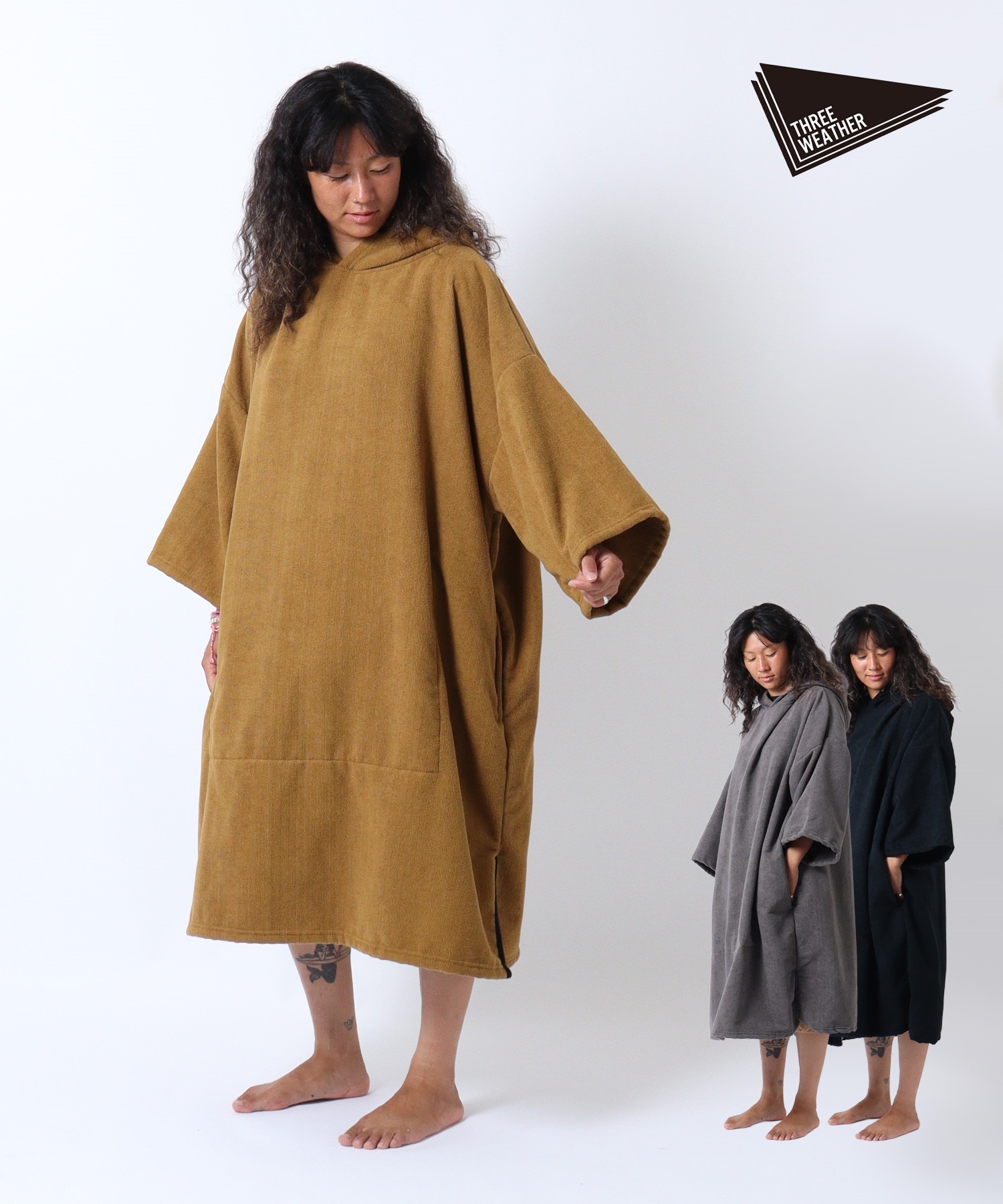 THREE WEATHER スリーウェザー PNC SURF PONCHO サーフポンチョ お