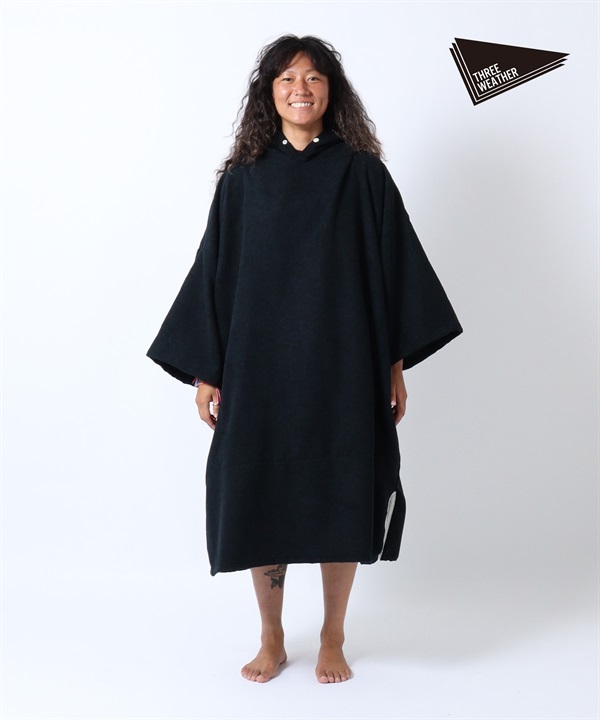 THREE WEATHER スリーウェザー PNC SURF PONCHO サーフポンチョ お着替えポンチョ タオルポンチョ サーフィン
