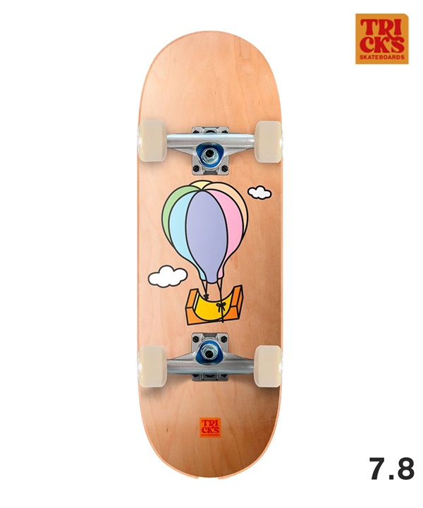 TRICKS トリックス HLC TRICKS BALLOON スケートボード コンプリート 7.87 インチ 初心者 スケボー おすすめ 完成品