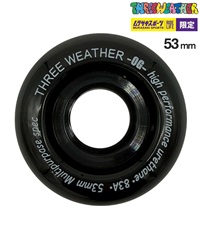 THREE WEATHER スリーウェザー STREET CRUISER WEELS Black スケート