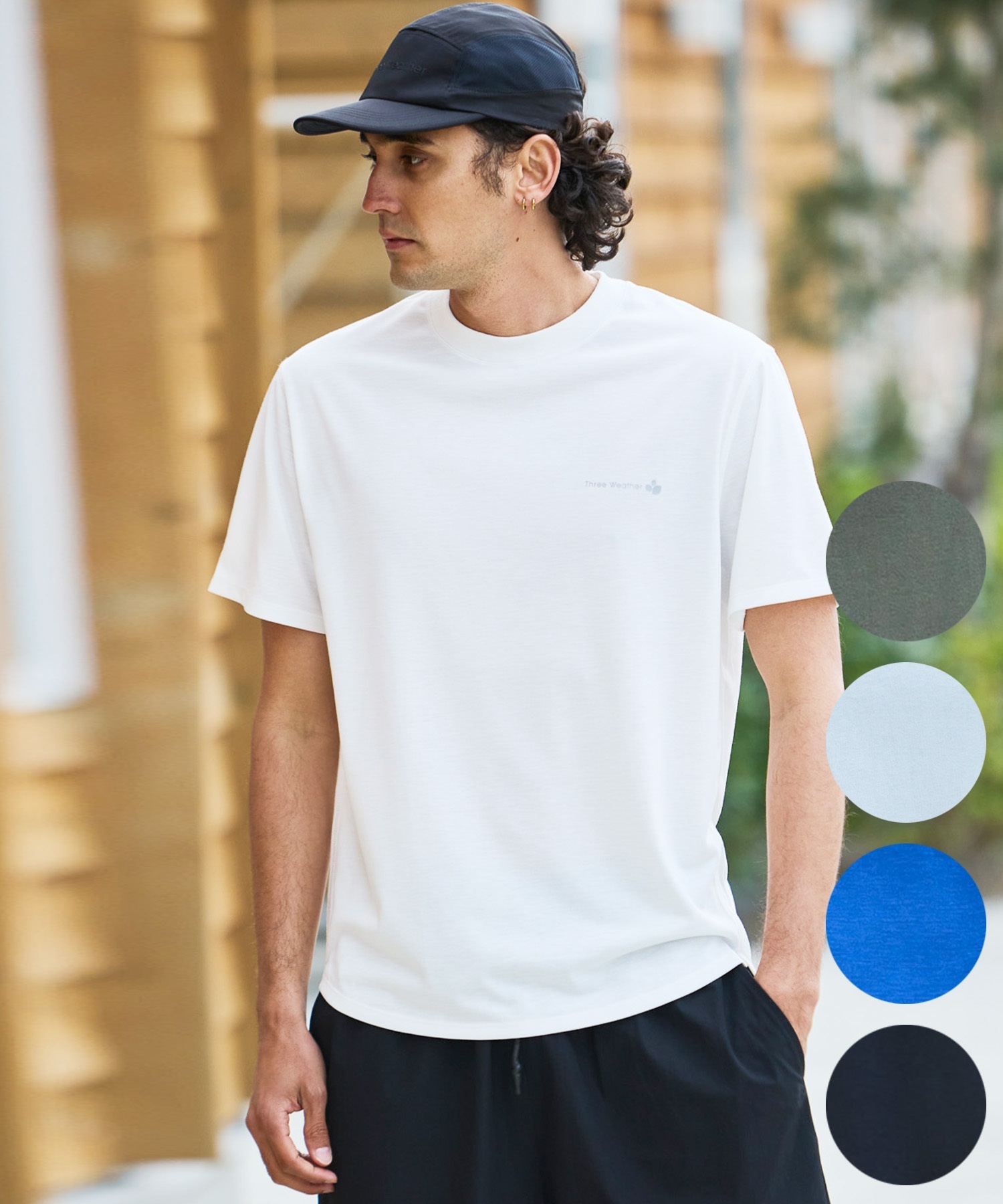 THREE WEATHER スリーウェザー 半袖 Tシャツ メンズ TW-UT SOLID TEE