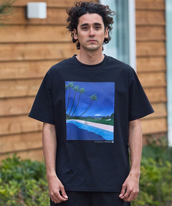 THREE WEATHER スリーウェザー 水着 ラッシュガード 半袖 Tシャツ メンズ TW-H.N-RASH-1 TW6S-4301