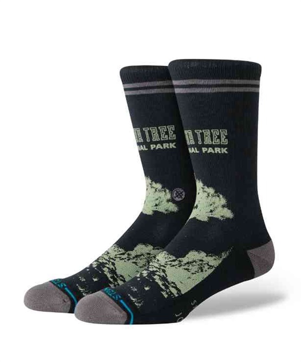 STANCE スタンス ソックス 靴下 スタンス ジョシュア・ツリー国立公園コラボモデル JOSHUA TREE NPF A555A26JNP#BLK