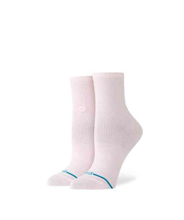 STANCE スタンス ソックス 靴下 クォーター丈 FINE RIB QUARTER W316B26FIN#PNK