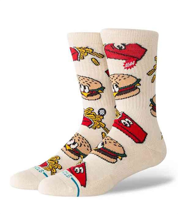 STANCE スタンス ソックス 靴下 COMBO MEAL CREW A556C26COM#TAN
