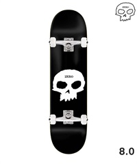 ZERO ゼロ SINGLE SKULL スケートボード コンプリート 8 インチ 初心者