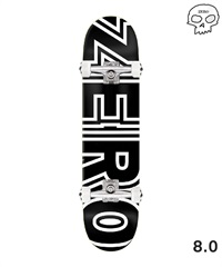 ZERO ゼロ BOLD CLASSIC BLACK スケートボード コンプリート 8 インチ