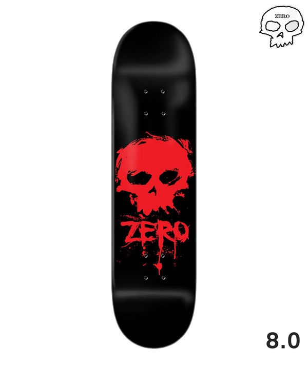 ZERO ゼロ スケートボード デッキ 8.0inch BLOOD SKULL 初心者 おすすめ