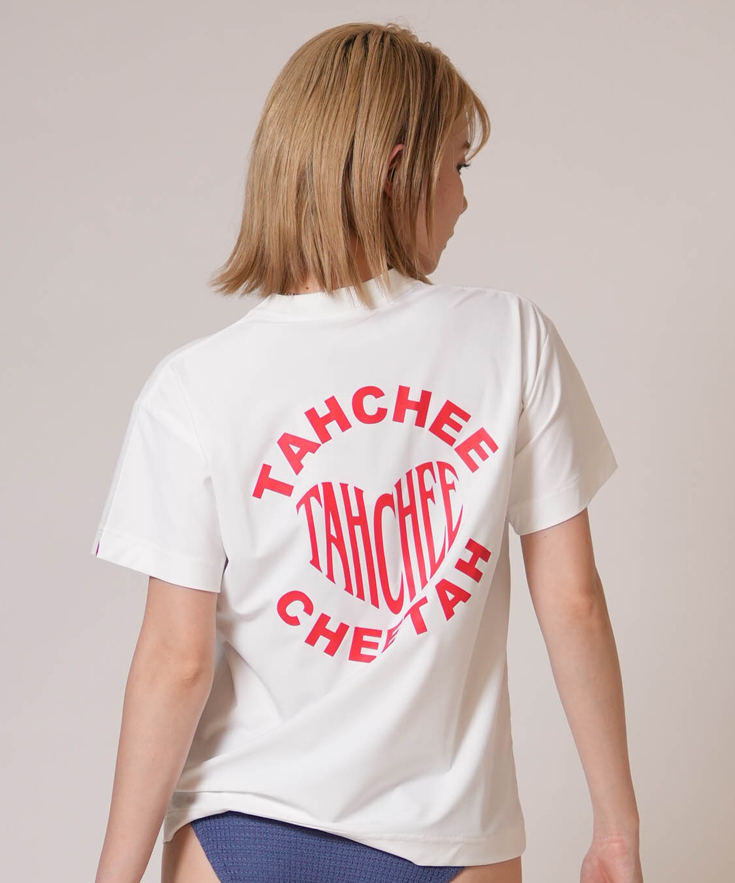 TAHCHEE ターチー 半袖 Tシャツ レディース バックプリント TC260900-04(WHITE-M)