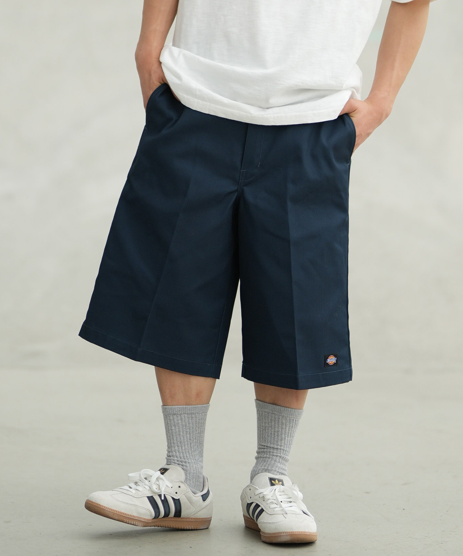 Dickies ディッキーズ ハーフパンツ ショートパンツ メンズ ワンポイント シンプル 42283(NVY-28inch)