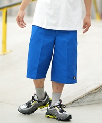Dickies ディッキーズ ハーフパンツ ショートパンツ メンズ ワンポイント シンプル 42283(BLU-28inch)