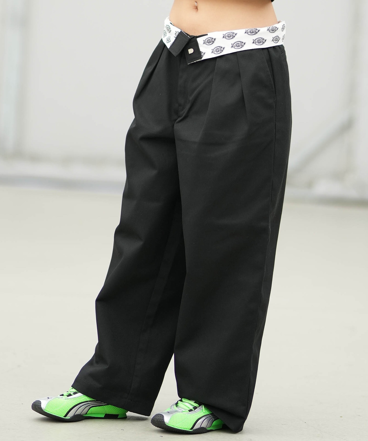 Dickies ディッキーズ ロングパンツ レディース ツータック バギー