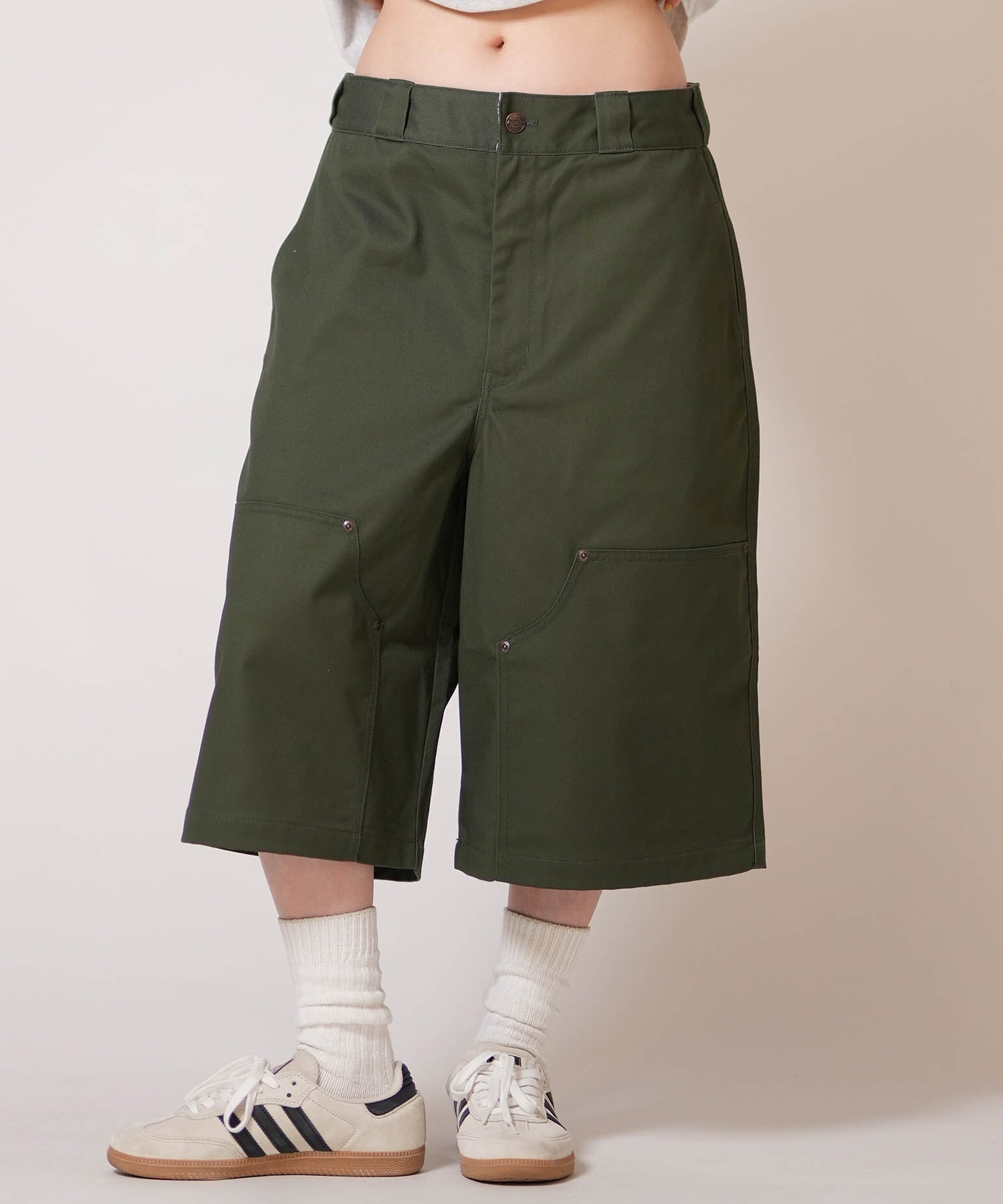 buddix (バディ) ダブルニーショーツ【定価以下・未着用】 Dickies ディッキーズ ハーフパンツ ショートパンツ レディース