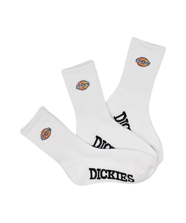 DICKIES ディッキーズ ソックス 靴下 キッズ ジュニア 子供 ロゴ シンプル 3足セット 81679600