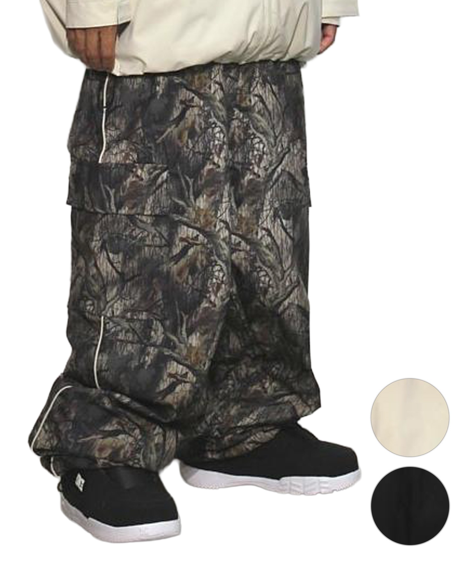 DCスノーパンツカモフラージュ DC ディーシー 26ディーシーワイドカーゴパンツ 26 DC WIDE CARGO PANT