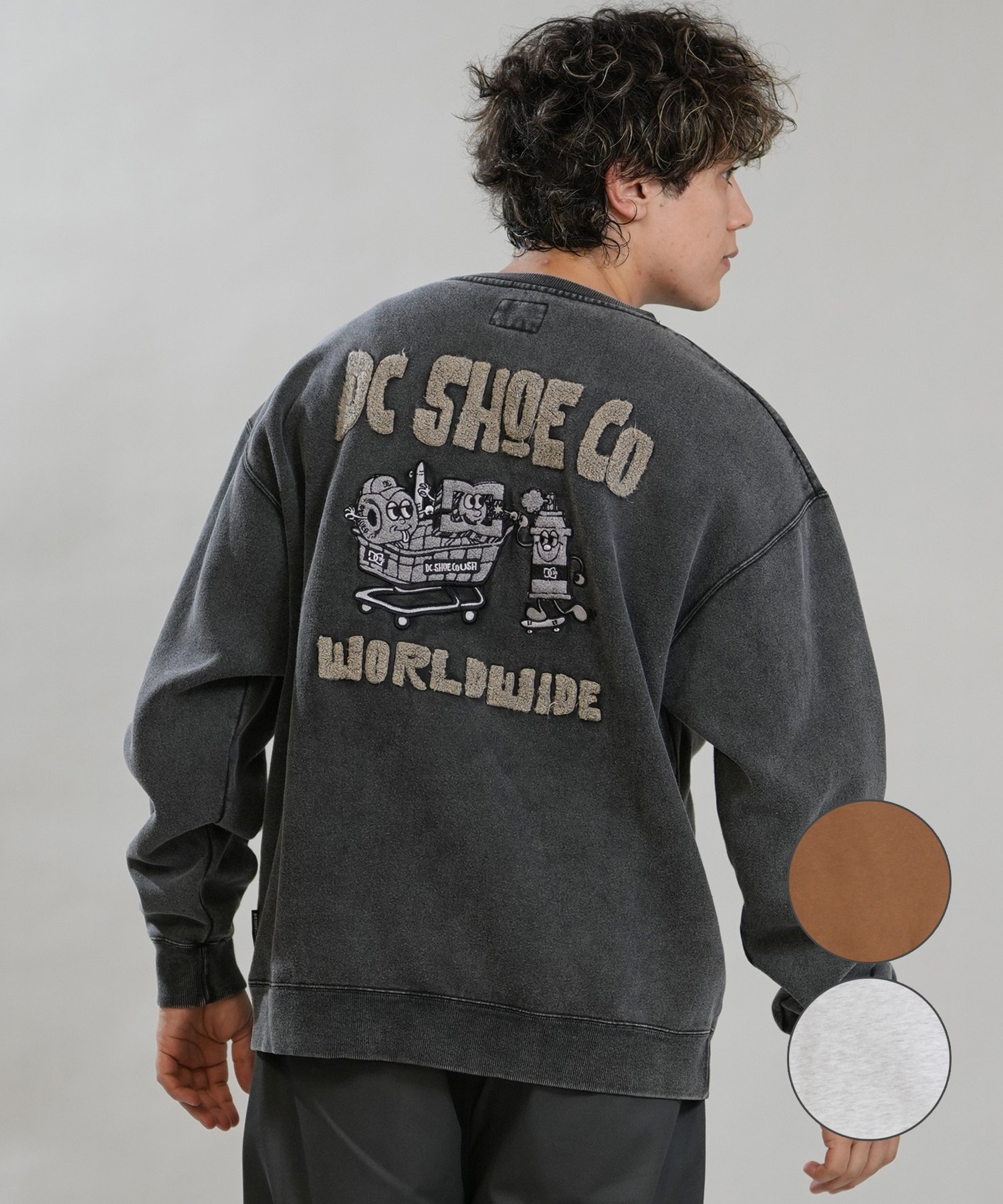 DC ディーシー トレーナー スウェット メンズ 裏起毛 26 MISCHIEF CREW