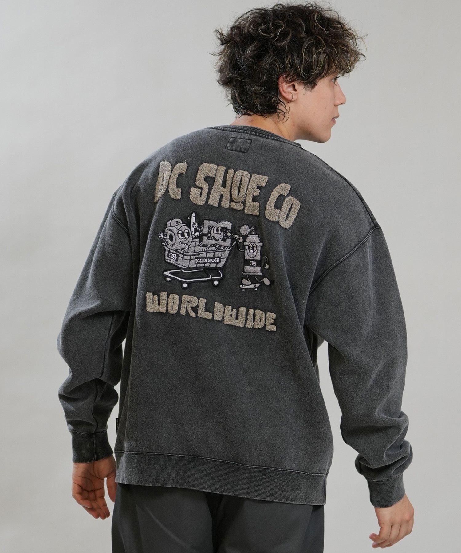 DC ディーシー トレーナー スウェット メンズ 裏起毛 26 MISCHIEF CREW