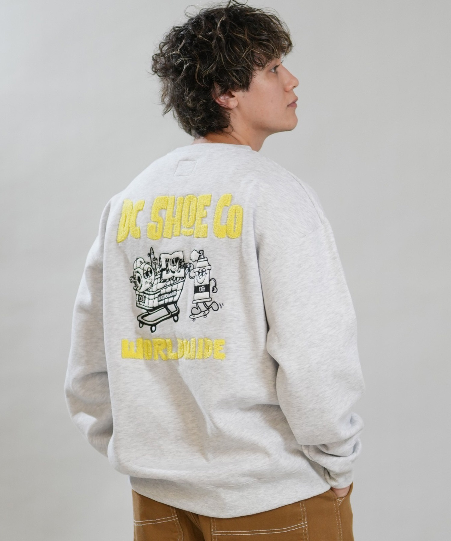 DC ディーシー トレーナー スウェット メンズ 裏起毛 26 MISCHIEF CREW
