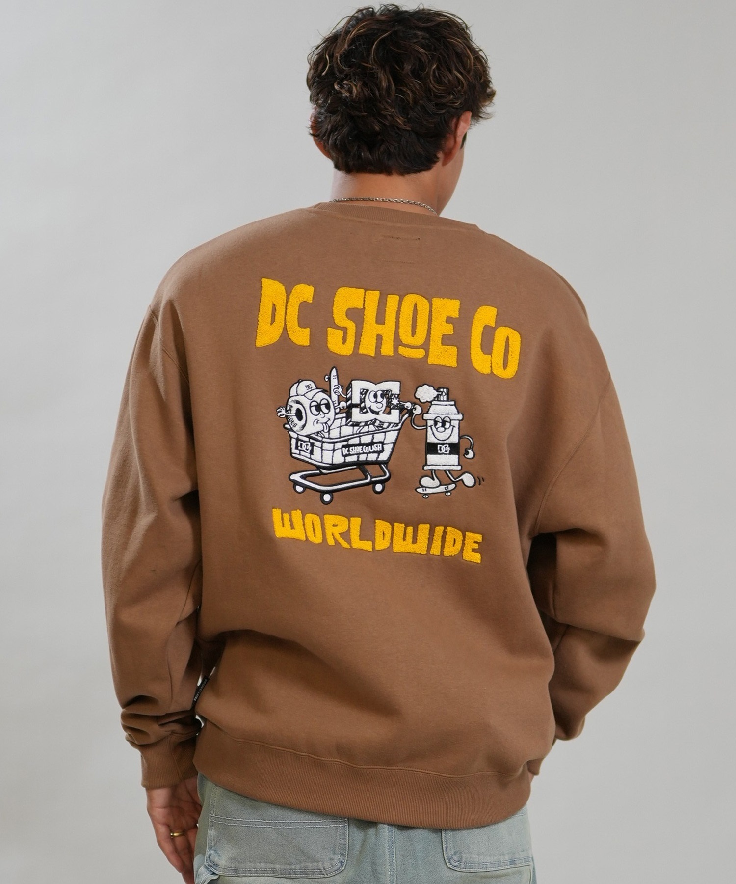 DC ディーシー トレーナー スウェット メンズ 裏起毛 26 MISCHIEF CREW