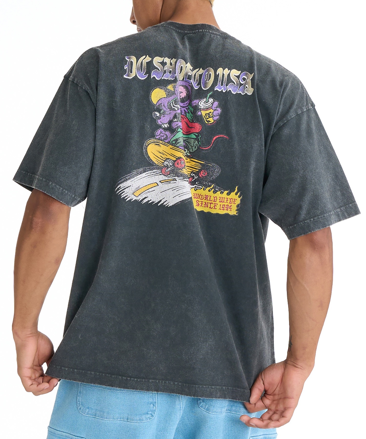 DC ディーシー 半袖 Tシャツ メンズ ロゴ バックプリント DST261027