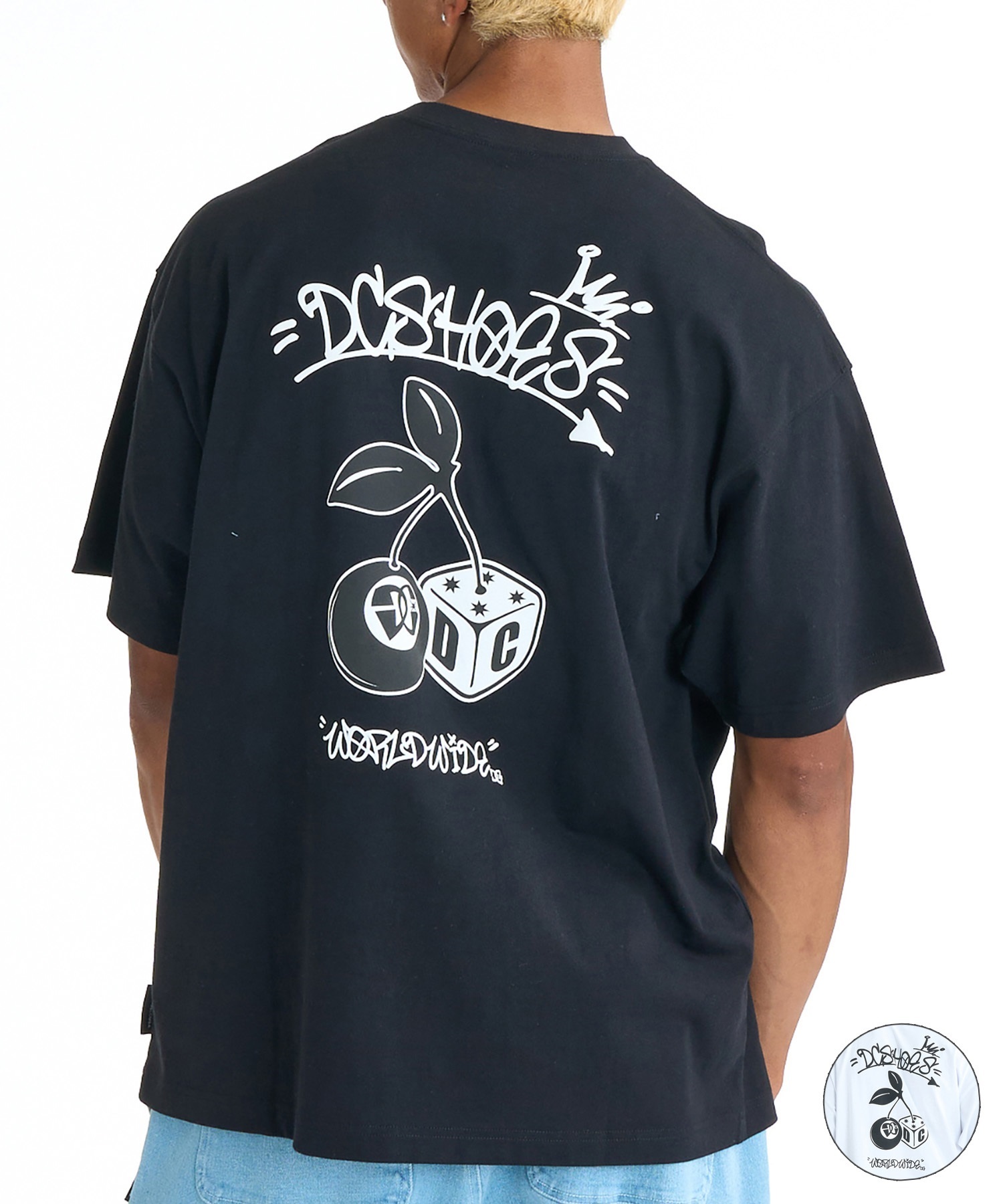 DC ディーシー 半袖 Tシャツ メンズ ロゴ バックプリント DST261032