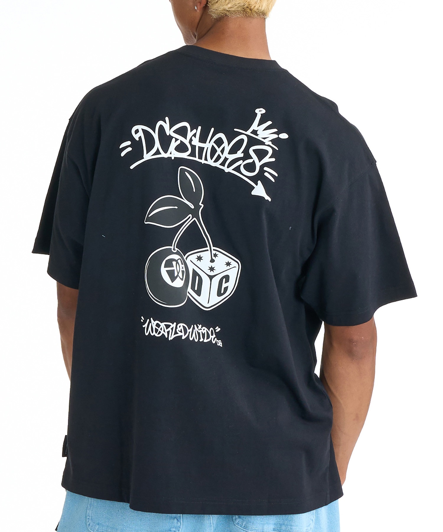 DC ディーシー 半袖 Tシャツ メンズ ロゴ バックプリント DST261032