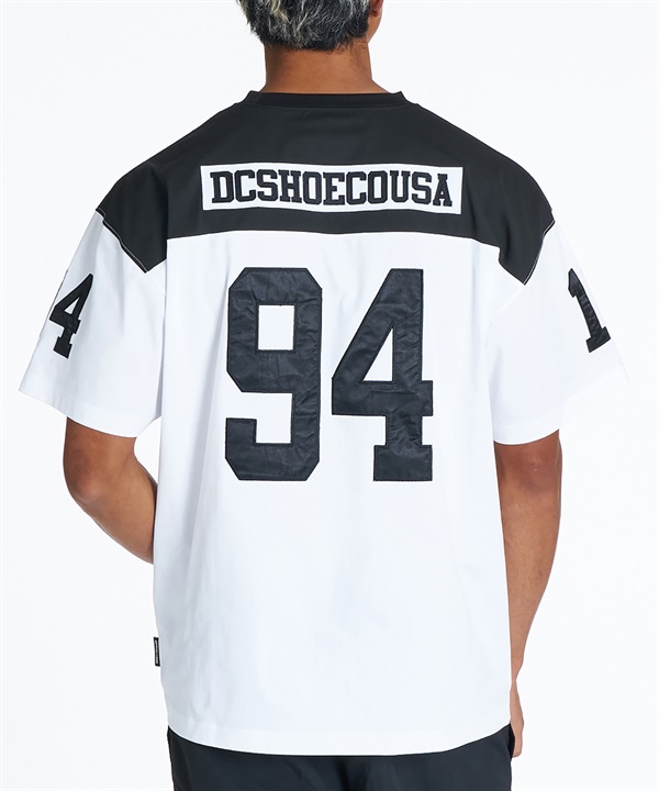 DC ディーシー 半袖 Tシャツ メンズ ユニフォーム風 ラッシュガード UVカット 吸水速乾 ストレッチ 水陸両用 DST262019