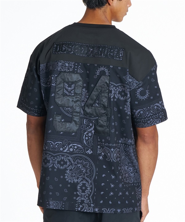 DC ディーシー 半袖 Tシャツ メンズ ユニフォーム風 ラッシュガード UVカット 吸水速乾 ストレッチ 水陸両用 DST262019