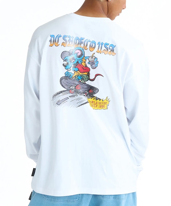 DC ディーシー 長袖 Tシャツ ロンT メンズ バックプリント DLT261022