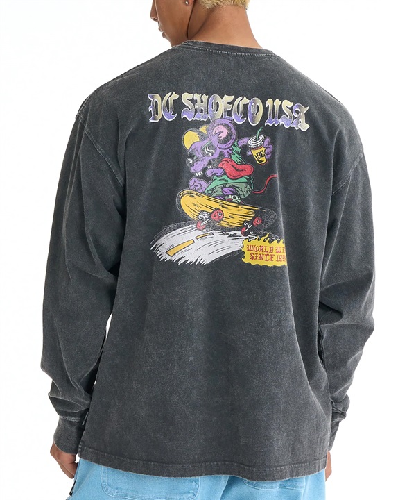 DC ディーシー 長袖 Tシャツ ロンT メンズ バックプリント DLT261022