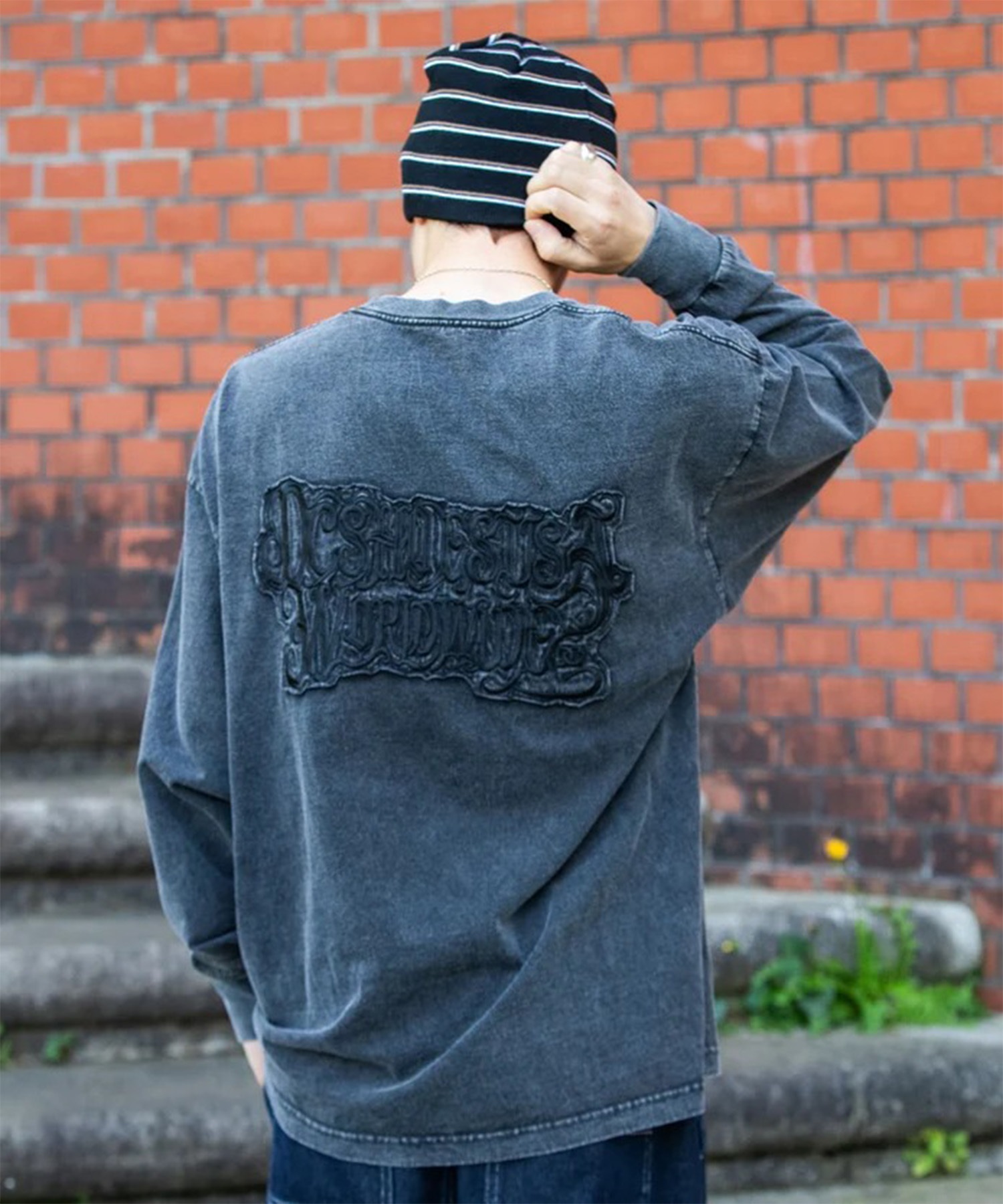 DC ディーシー 長袖 Tシャツ ロンT メンズ バックプリント 26 HIDDEN