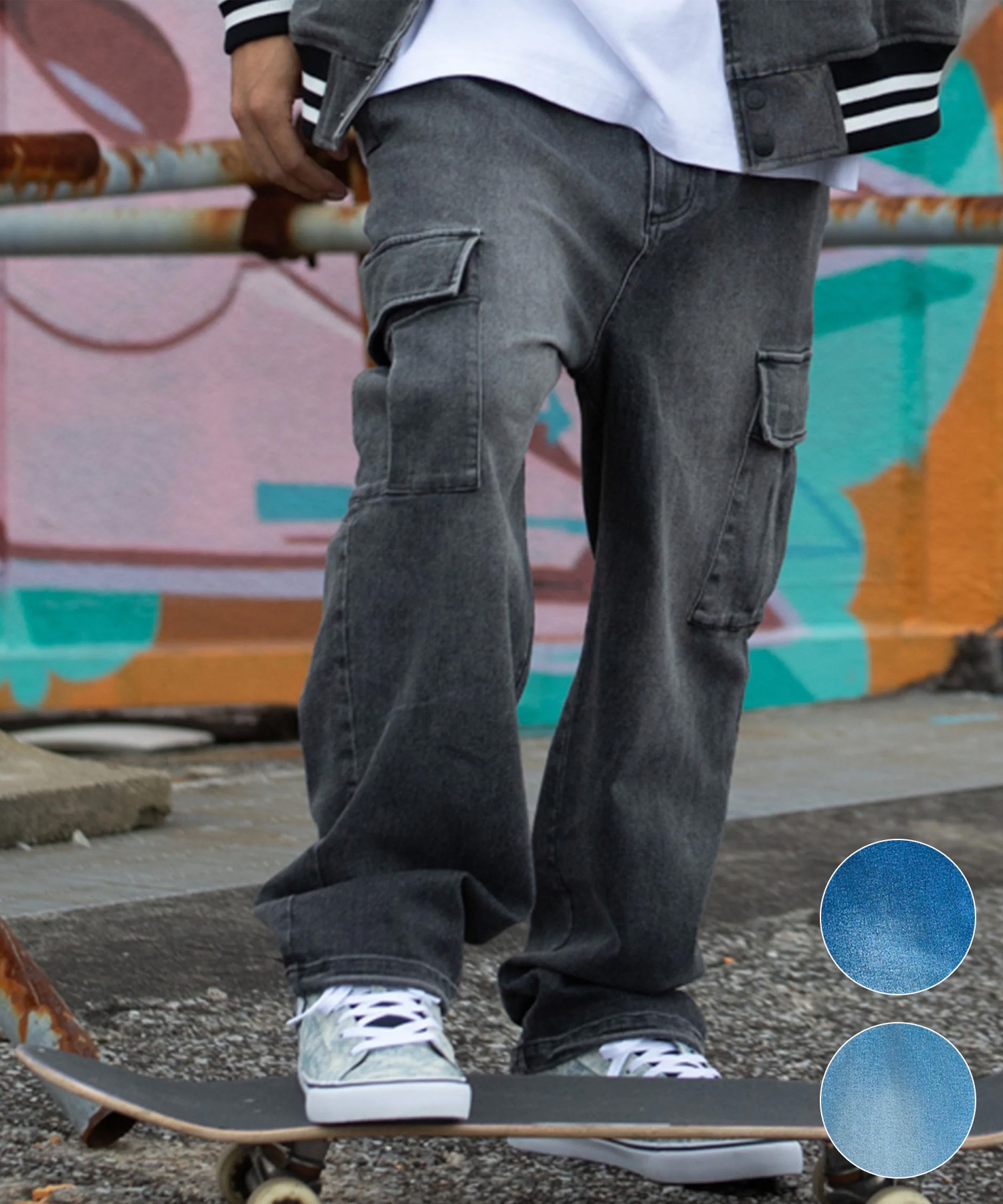 DC ディーシー ロングパンツ カーゴパンツ メンズ ワイドパンツ