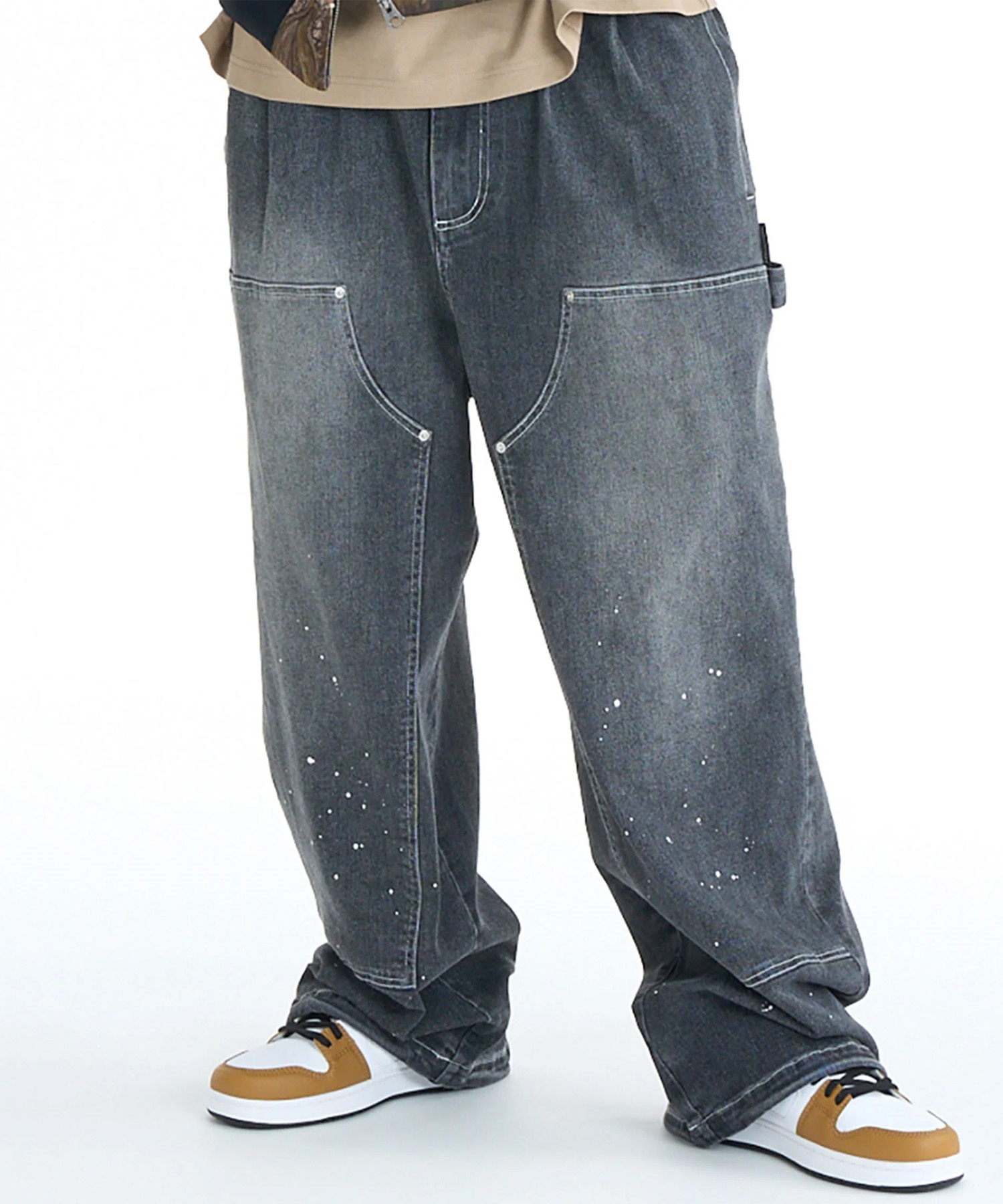 DC ディーシー ロングパンツ メンズ バギーパンツ ダブルニー スーパー