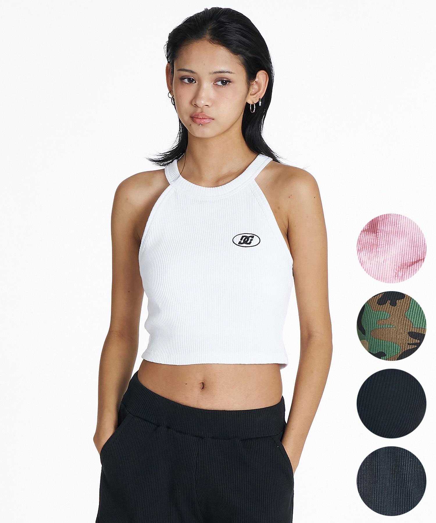 DC ディーシー タンクトップ レディース 26 WS TELECO SHORT HNTT