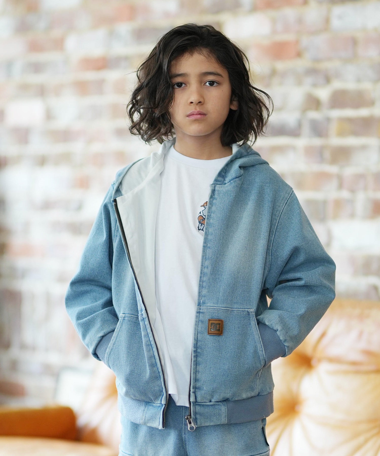 DC ディーシー ジャケット キッズ ジュニア 子供 26 KD HOOD JACKET YJK261502(LLB-130cm)