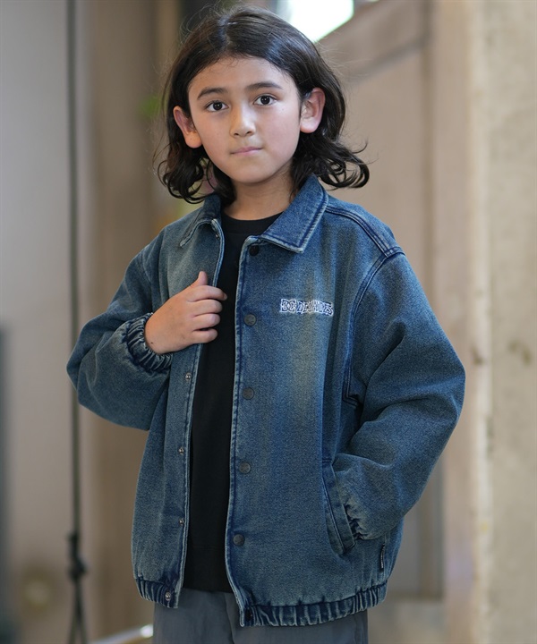 DC ディーシー コーチジャケット キッズ 子供 ワンポイントロゴ 中綿 YJK264505