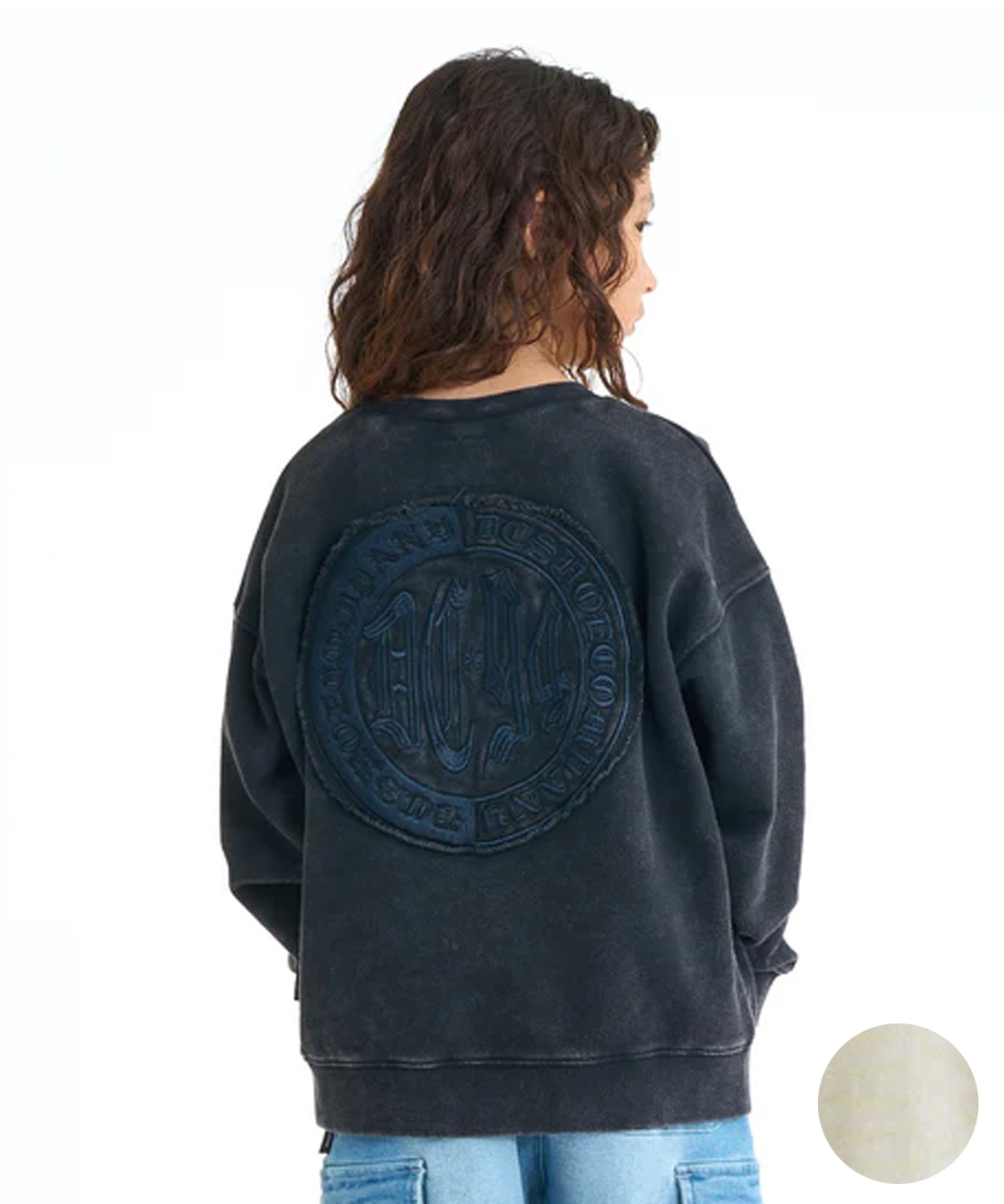 DC ディーシー トレーナー スウェット キッズ ジュニア 子供 26 KD HIDDEN CREWNECK PUL YPO261517(BKS-120cm)