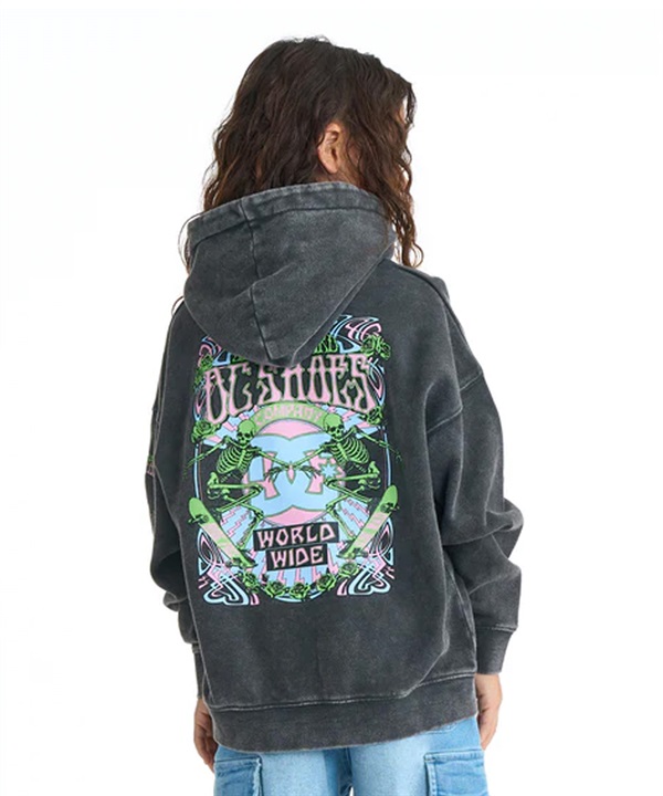 DC ディーシー プルオーバー パーカー キッズ ジュニア 子供 26 KD DOUBLE SKULL PH YPO261518