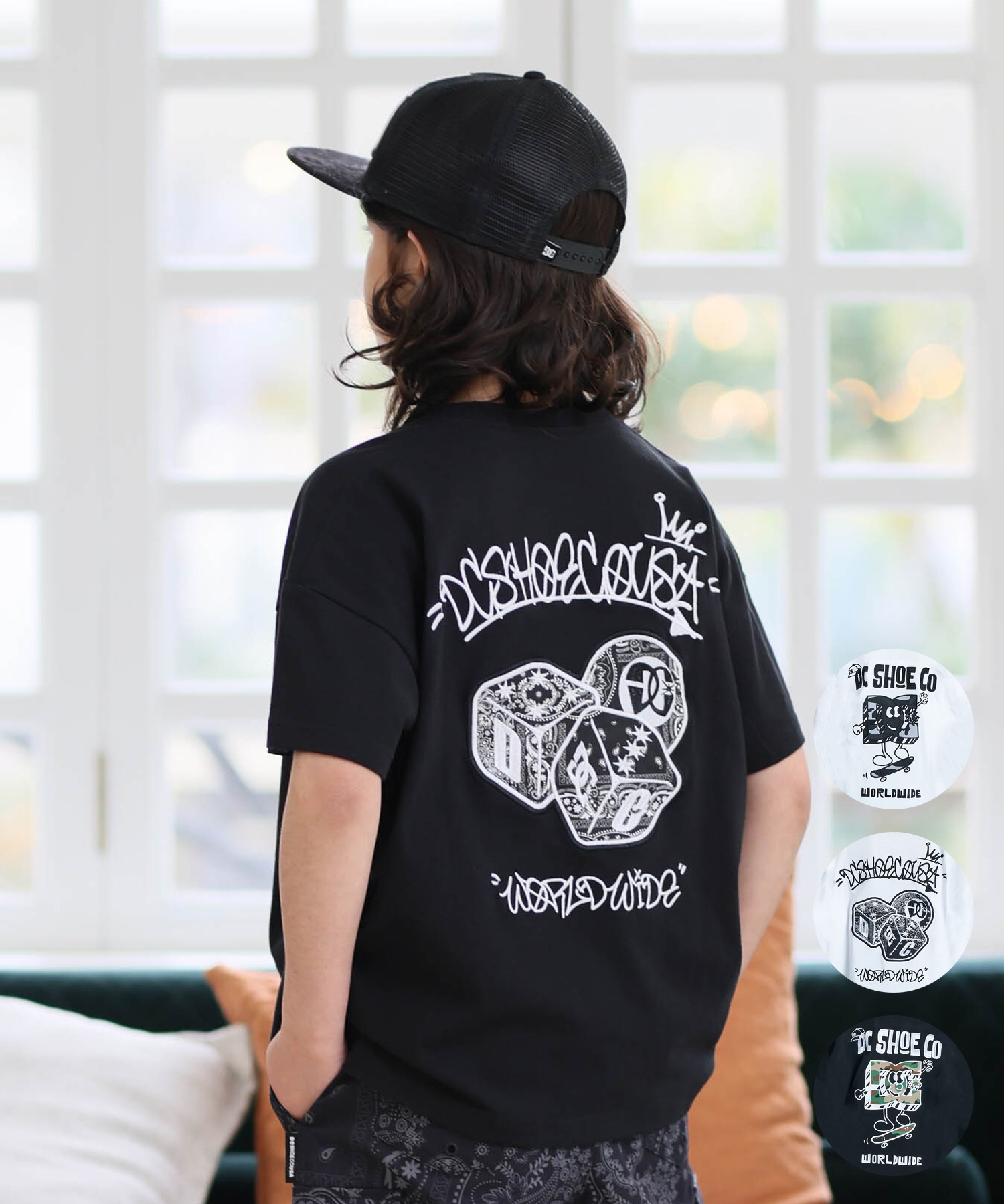 DC ディーシー 半袖 Tシャツ キッズ 子供 26 KD PLAY SS YST262506