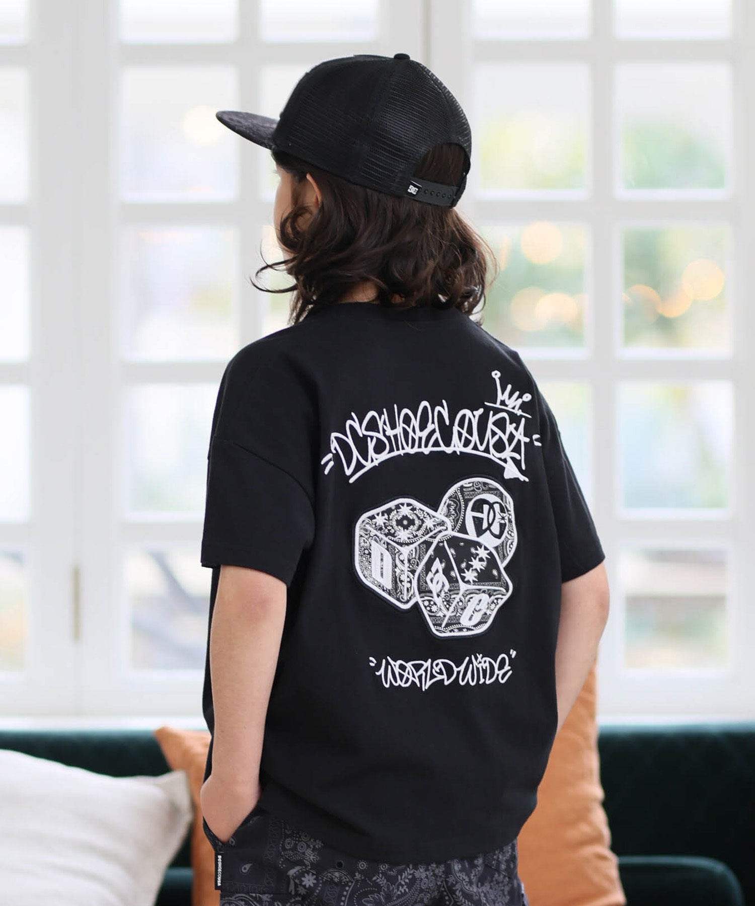 DC ディーシー 半袖 Tシャツ キッズ 子供 26 KD PLAY SS YST262506