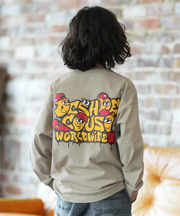 DC ディーシー 長袖 Tシャツ ロンT キッズ ジュニア 子供 オーバーサイズ 26 KD SK CREW LS YLT261510