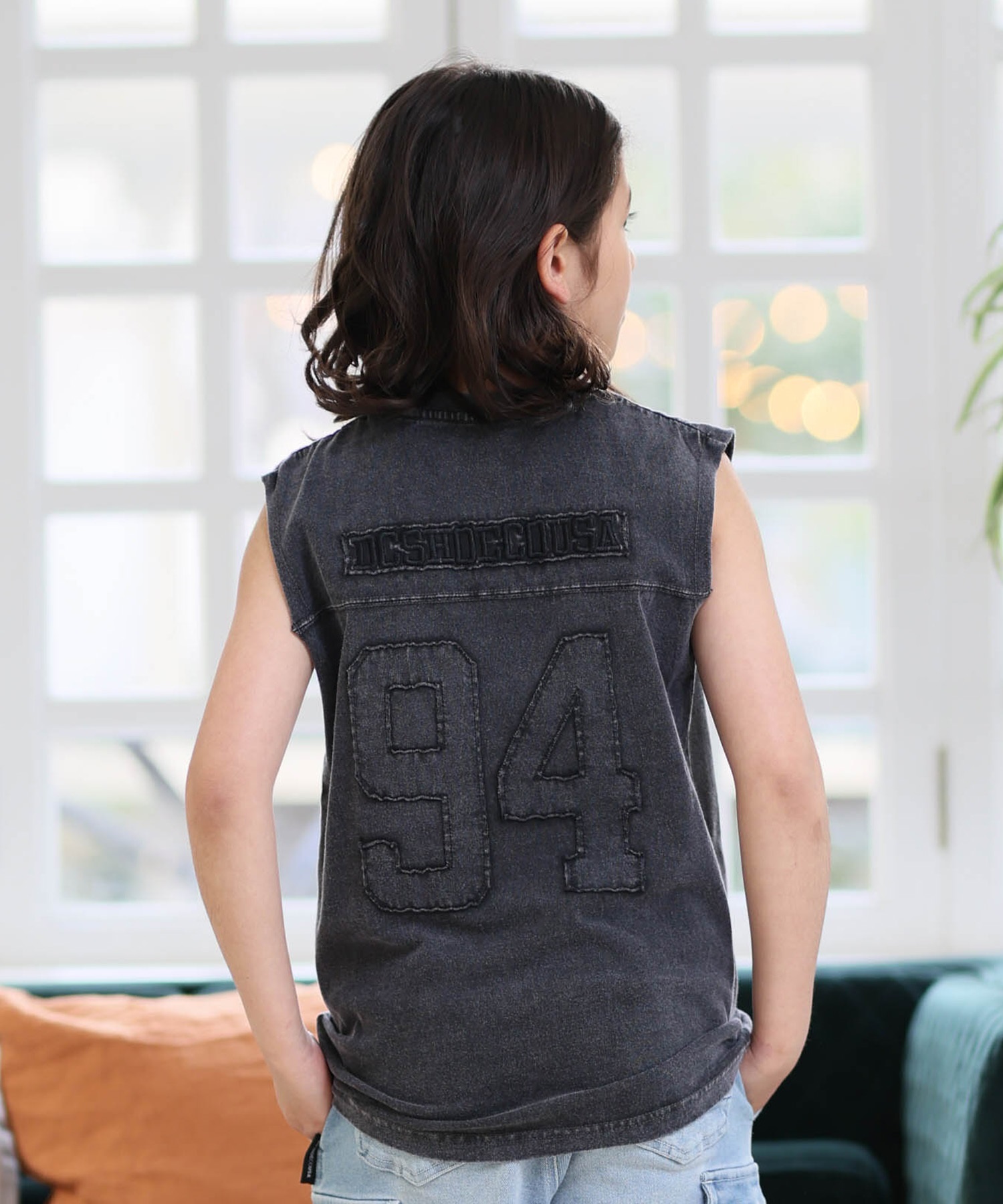 DC ディーシー タンクトップ キッズ ロゴ 26 KD HIDDEN HOCKEY SL