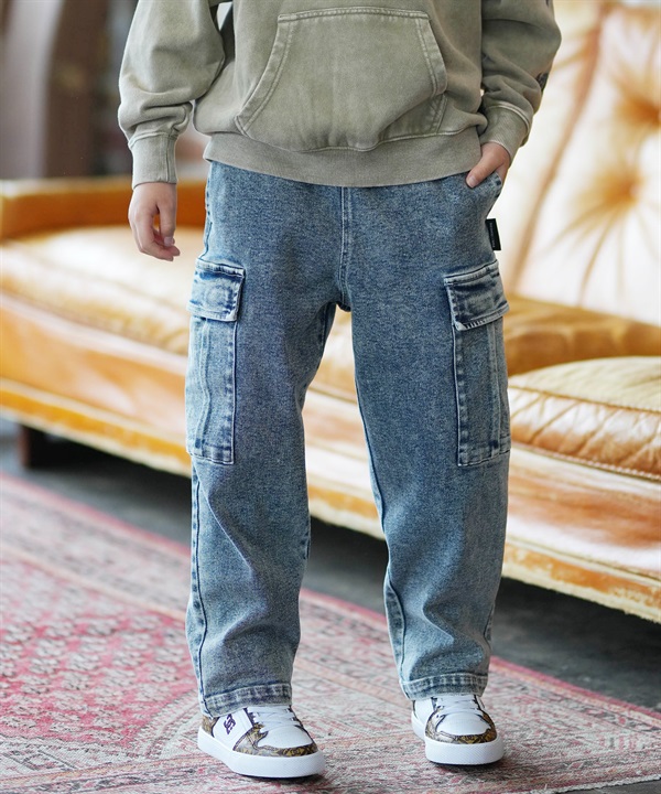 DC ディーシー ロングパンツ キッズ ジュニア 子供 カーゴ パンツ 26 KD WIDE CARGO PANT YPT261503