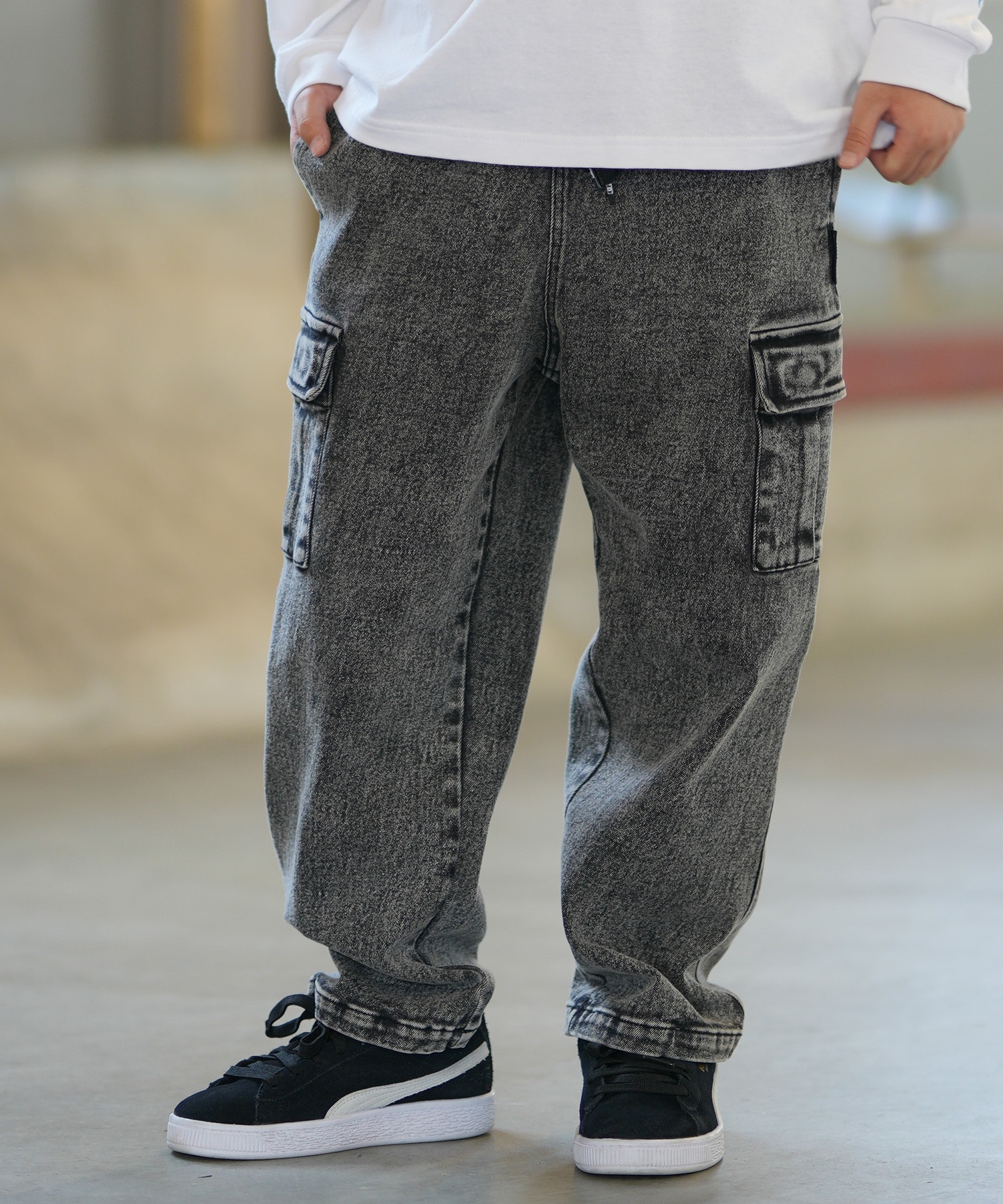 DC ディーシー ロングパンツ キッズ 子供 カーゴ パンツ 26 KD WIDE