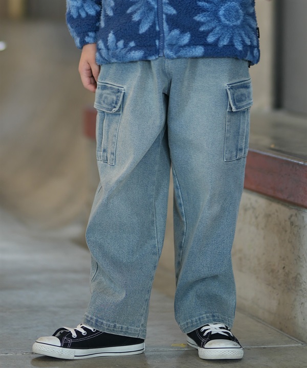DC ディーシー ロングパンツ キッズ 子供 カーゴ パンツ 26 KD WIDE CARGO PANT YPT264506