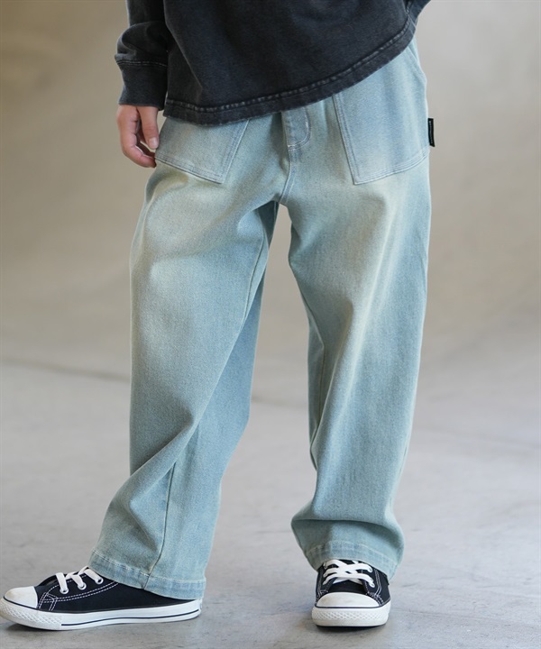 DC ディーシー ロングパンツ キッズ 子供 ワイドペインターパンツ YPT264507