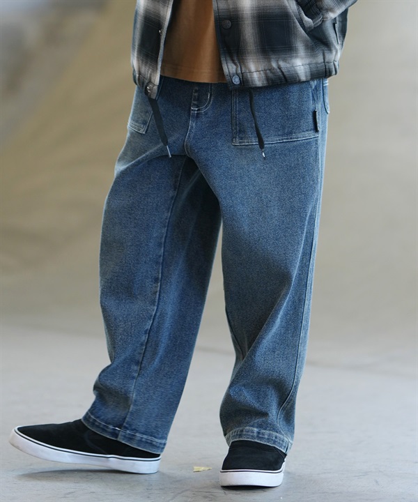 DC ディーシー ロングパンツ キッズ 子供 ワイドペインターパンツ YPT264507